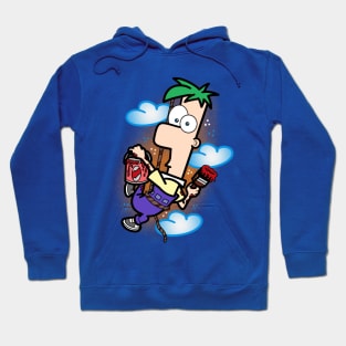 Ferb with paint Hoodie